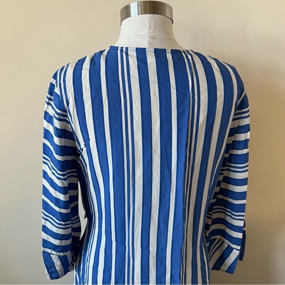 Chinti & Parker stripe parasol woven dress no belt 17627 - Picture 7 of 9